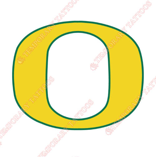 Oregon Ducks Customize Temporary Tattoos Stickers NO.5800